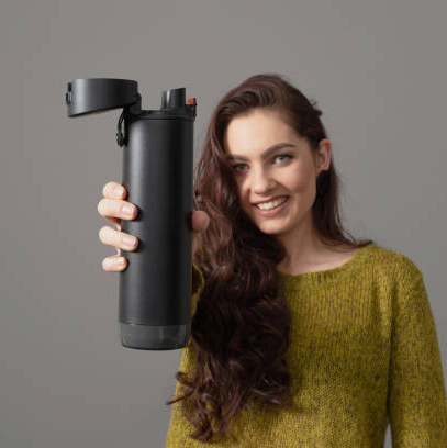 Leak-proof Luncherly tumbler with a flip-top lid